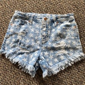 Shorts with white stars